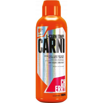 Extrifit Carni Liquid 120000 mg - 1000 ml, citron-pomeranč Velikost: 1000 ml, Barva: ledový čaj broskev