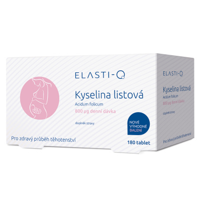 Elasti-Q Kyselina listová 800 µg 180 tablet