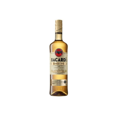 Bacardi Gold Carta Oro 37,5% 1 l (holá láhev)