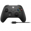 Microsoft Xbox One S Wireless Controller Black + kabel pro Windows (XONE/PC)