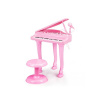 EcoToys Piano pro děti s mikrofonem a židličkou Pink