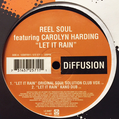 DiFFUSION Reel Soul Featuring Carolyn Harding ‎– Let It Rain