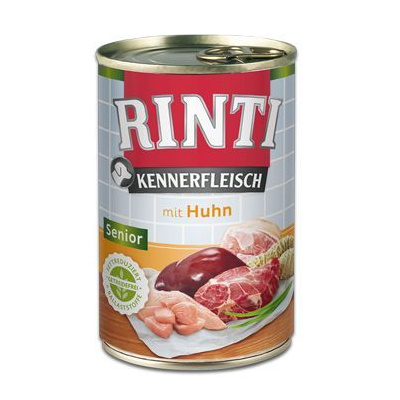 Finnern Rinti Dog Kennerfleisch konzerva Senior kuře 400g
