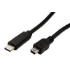 InLine USB 2.0 kabel miniUSB 5pin B(M) - USB C(M), 2m, černý (35752) - 11.42.9022