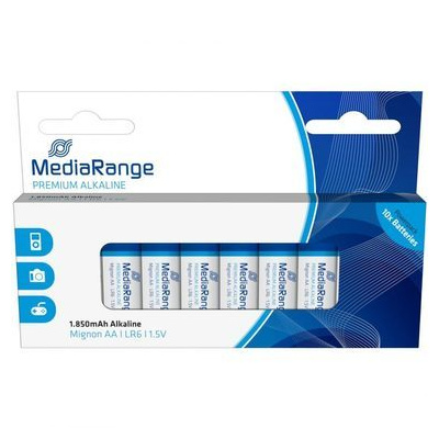 MediaRange Premium baterie Mignon AA 1.5V Alkalické 10ks (MRBAT105)
