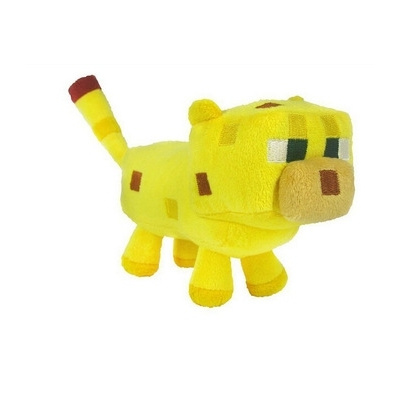 Plyšák Minecraft kočka žlutá - 24 cm