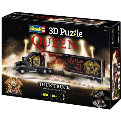 3D puzzle 3D Puzzle Revell 00230 - QUEEN Tour Truck - 50th Anniversary (4009803896809)