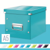 Archivační krabice LEITZ WOW Click & Store A5 26 x 24 x 26 cm, ledově modrá (61090051)