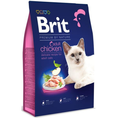 VAFO PRAHA, s.r.o. Brit Premium by Nature Cat Adult Chicken 8 kg