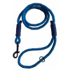 Modré klasické vodítko pro psy 1.3 - 2m / lano 6mm a 10mm Síla lana: 6 mm - malé/střední plemeno, Karabina: 55 mm - malé plemeno, Délka: 1,7 m