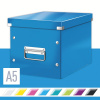 Archivační krabice LEITZ WOW Click & Store A5 26 x 24 x 26 cm, modrá (61090036)