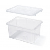 PROSPERPLAST Box úložný CARGOBOX 40x30x20cm 16L čirý s víkem