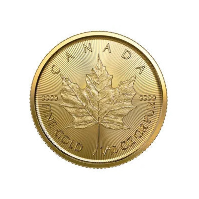 Royal Canadian Mint Maple Leaf zlatá mince 3,11 g (1/10 Oz)