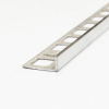 Lišta Havos profil L 8 mm 2,5 m leštěný hliník (Ukončovací lišta L schodová masiv)
