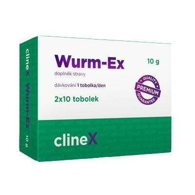JRP Enterprise Clinex Wurm Ex 20 tablet (Doplněk stravy, který pracuje na bázi huminových kyselin, které jsou schopné vázat organické a anorganické sloučeniny biologického původu.)