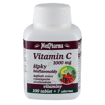 MedPharma Vitamín C 1000mg s šípky tbl.107 prod.úč