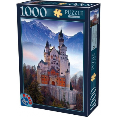 D-TOYS Puzzle Zámek Neuschwanstein, Německo 1000 dílků