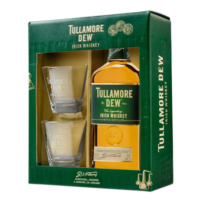 Tullamore Dew 40% 0,7 l (dárkové balení 2 sklenice)