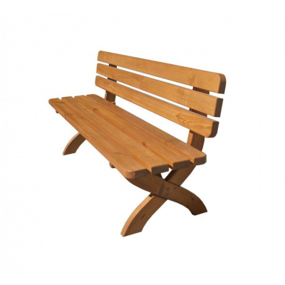 Rojaplast Zahradní dřevěná lavice STRONG 160cm