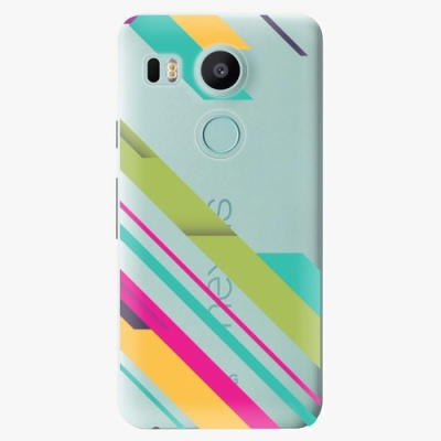 Plastový kryt iSaprio - Color Stripes 03 - LG Nexus 5X - Kryty na mobil Nuff.cz