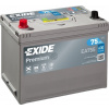 EXIDE Premium 12V, 75Ah, 630A, EA755 (Bezúdržbový Startovací akumulátor s kapalným elektrolytem)