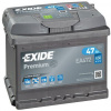 EXIDE AKUMULÁTOR EXIDE PREMIUM CARBON 12V 47AH 450A 207X175X175 (AUTOBATERIE) EA472