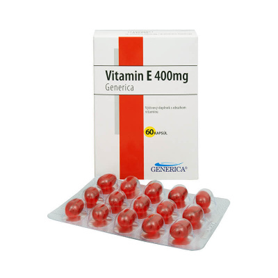 Generica Vitamín E 400 mg 60 kapslí