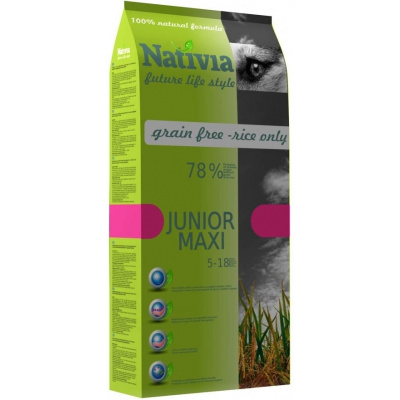 Nativia Junior Maxi Chicken&Rice 2x15kg