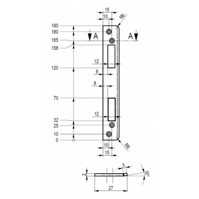 ASSA ABLOY Protiplech bera LRS