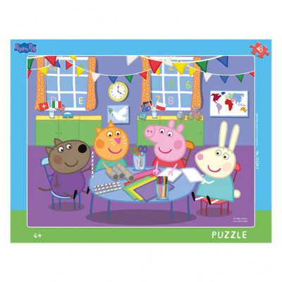 Puzzle 40 Peppa Pig Ve školce deskové