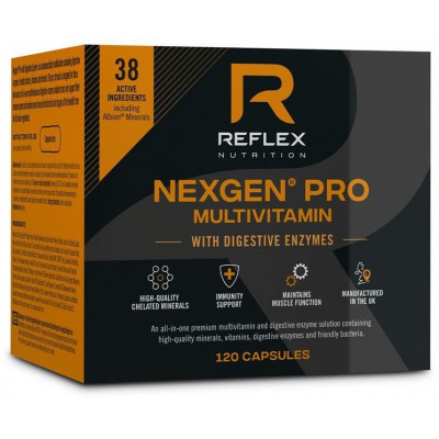 Reflex Nutrition Nexgen Pro + Digestive Enzymes 120 kapslí