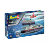 Revell Gift-Set loď 05692 - 125 Years Hurtigruten TROLLFJORD & MIDNATSOL (1:1200)