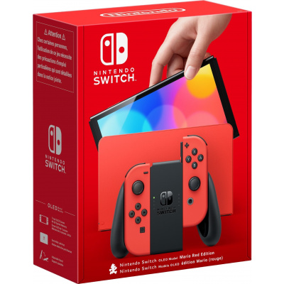 Herní konzole Nintendo Switch (OLED model) Mario Red Edition (045496453633)