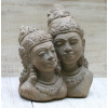 Socha Rama a Sita 30x30x20cm patina BY