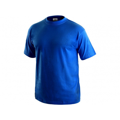Tričko CXS DANIEL, krátký rukáv, středně modré Velikost: 5XL