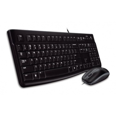 set Logitech Desktop MK120, drátový, USB, US, 920-002563