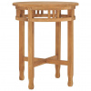vidaXL Bistro stolek Ø 60 x 60 cm masivní teakové dřevo [315463]