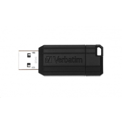 VERBATIM USB Flash Disk Store 'n' Go PinStripe 64GB - Black (49065)