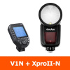 Godox Blesk s kruhovou hlavou Godox V1N pro Nikon s řídící jednotkou Xpro II, TTL , HSS