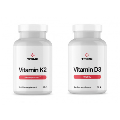 Trime Vitamín D3 a K2 - 2 x 90 kapslí