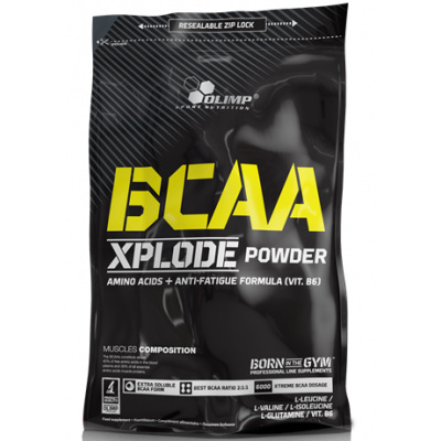 BCAA Xplode, Olimp, 1000 g, Sypká forma BCAA, Fruit Punch