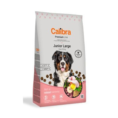 Calibra Dog Premium Line Junior Large 12kg NEW