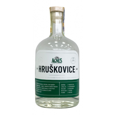 Agnes Hruškovice Muškatelka 45% 0,5L (holá láhev)