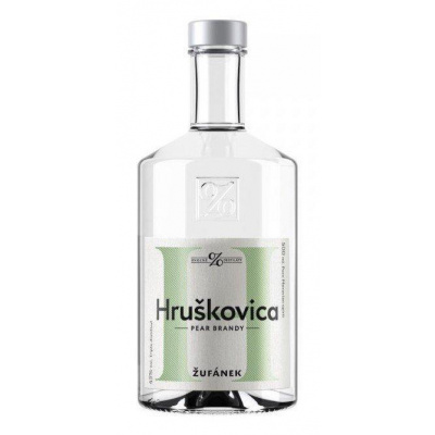 Žufánek Lihovar HRUŠKOVICA 45% 0,5 l (holá láhev)