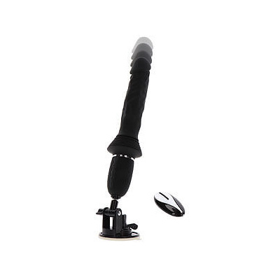 ToyJoy Magnum Opus Thruster Pro (Black), super vibrátor s přísavkou