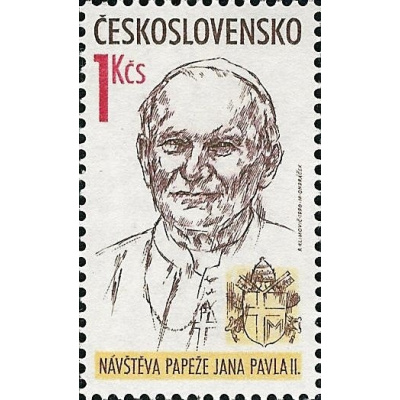Návštěva papeže Jana Pavla II. - čistá - č. 2938