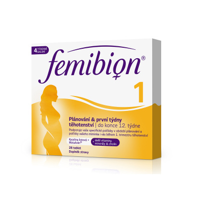 Femibion 1 Plánování a první týdny těhotenství 2023 28 tablet