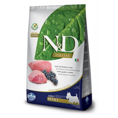 N&D Grain Free Adult Mini Lamb & Blueberry 7 kg (N&D Prime)