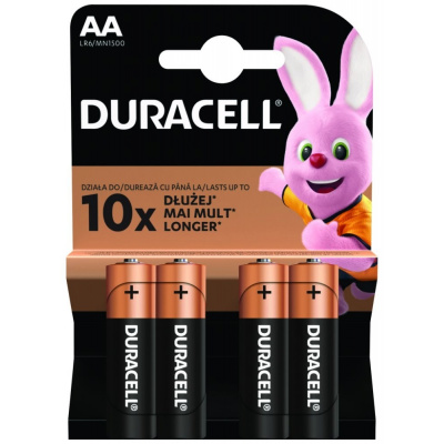 DURACELL Duracell Basic alkalická baterie 4 ks (AA) BATDUR0002