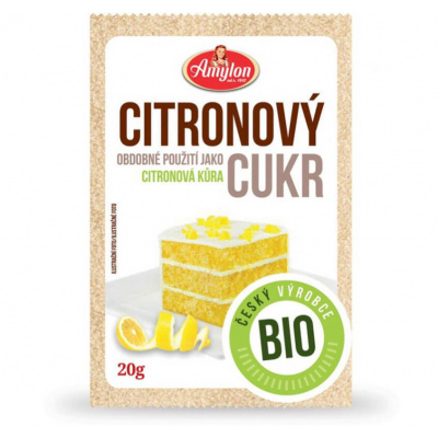 Bio citronový cukr Amylon 20g